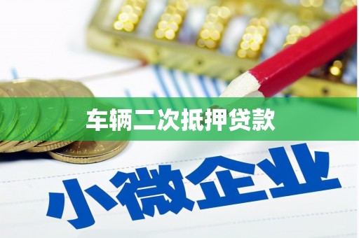 新化车辆二次抵押贷款