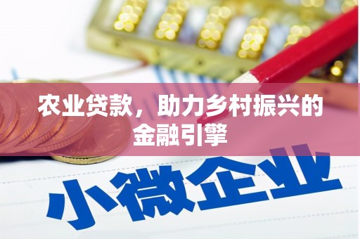 新化农业贷款，助力乡村振兴的金融引擎